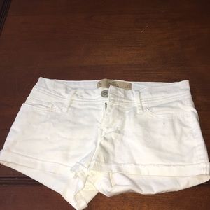 White HOLLISTER shorts